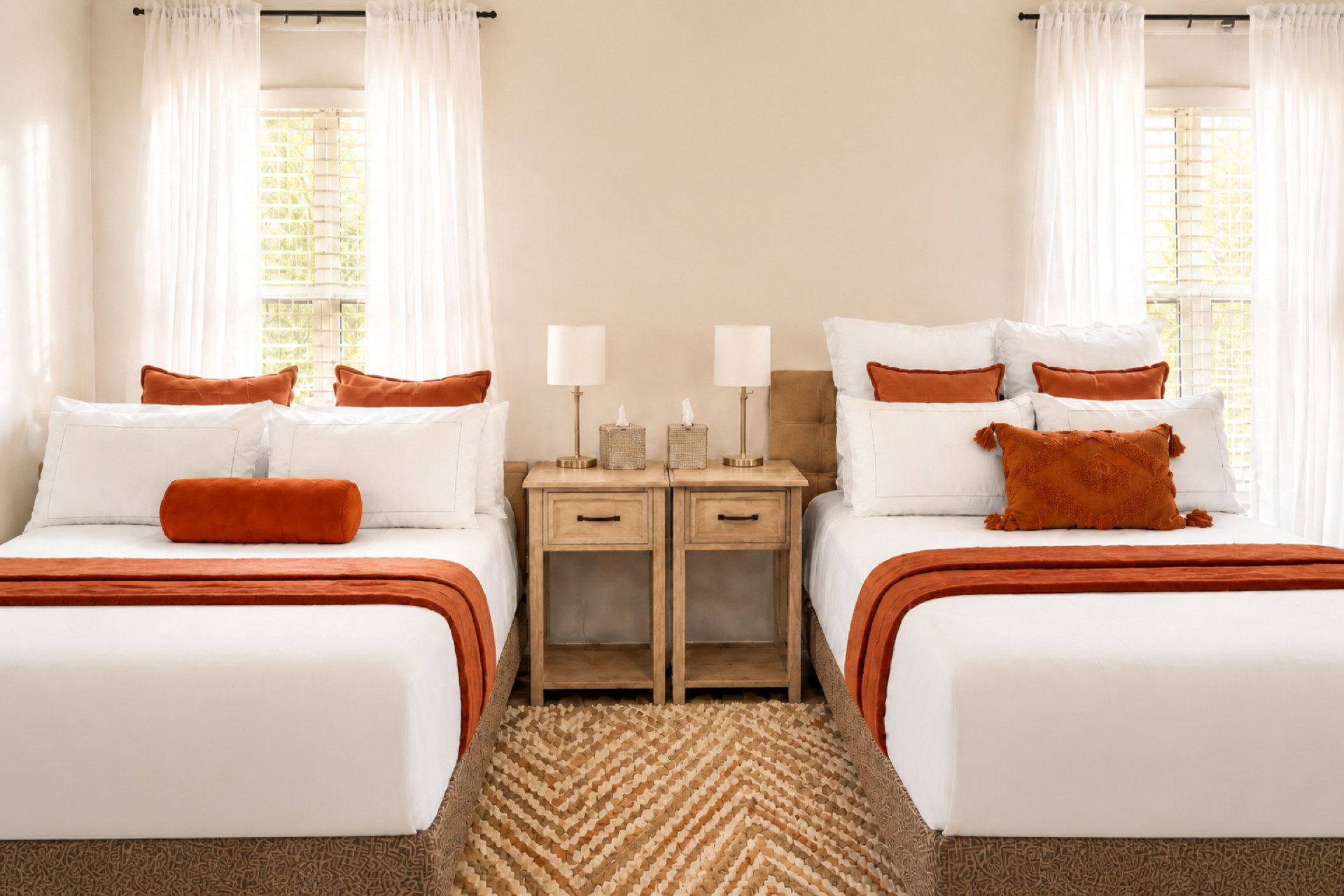 Master bedroom living accommodation
